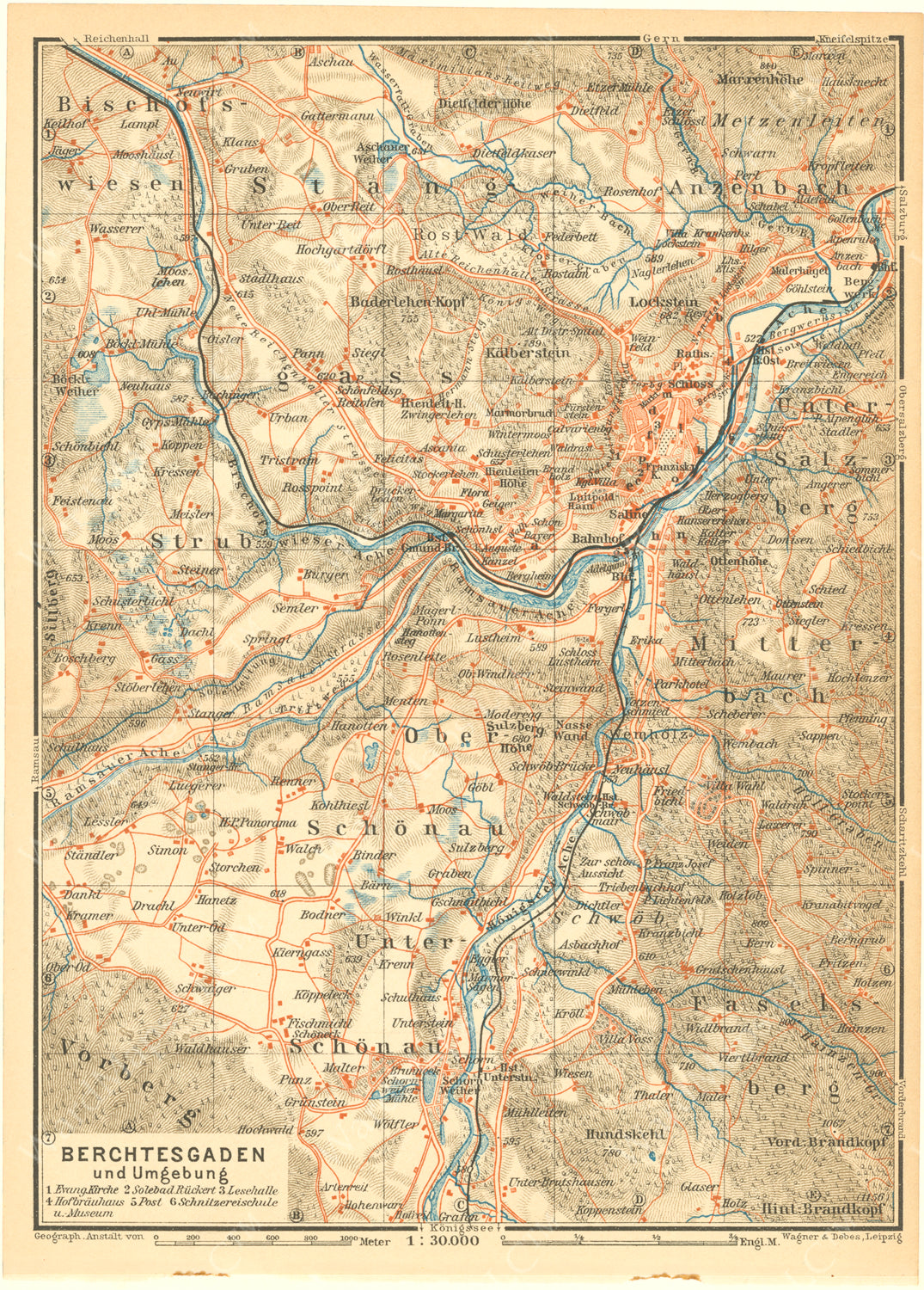 Berchtesgaden and Environs, Germany 1929