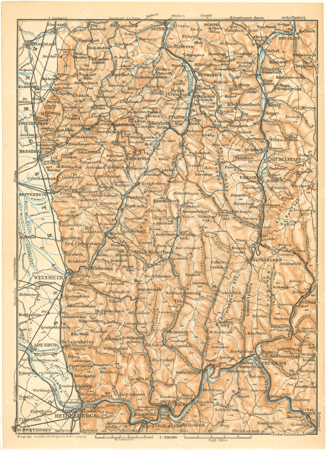 Odenwald Mountains, Germany 1929