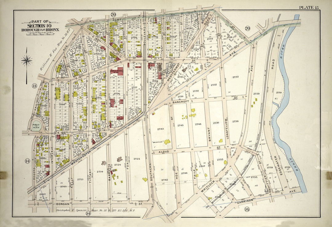 The Bronx, New York, Sections 9 and 10, 1904: Plate 015