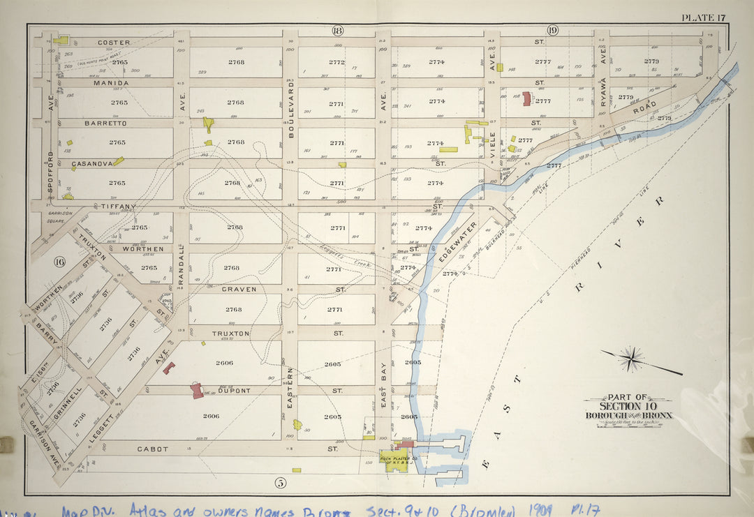 The Bronx, New York, Sections 9 and 10, 1904: Plate 017