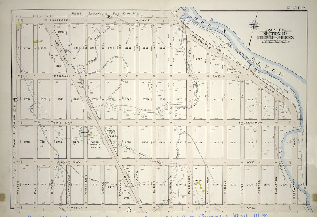 The Bronx, New York, Sections 9 and 10, 1904: Plate 018