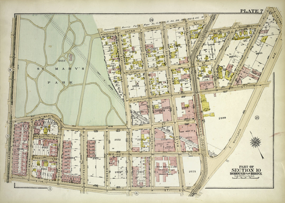 The Bronx, New York 1921 Plate 007