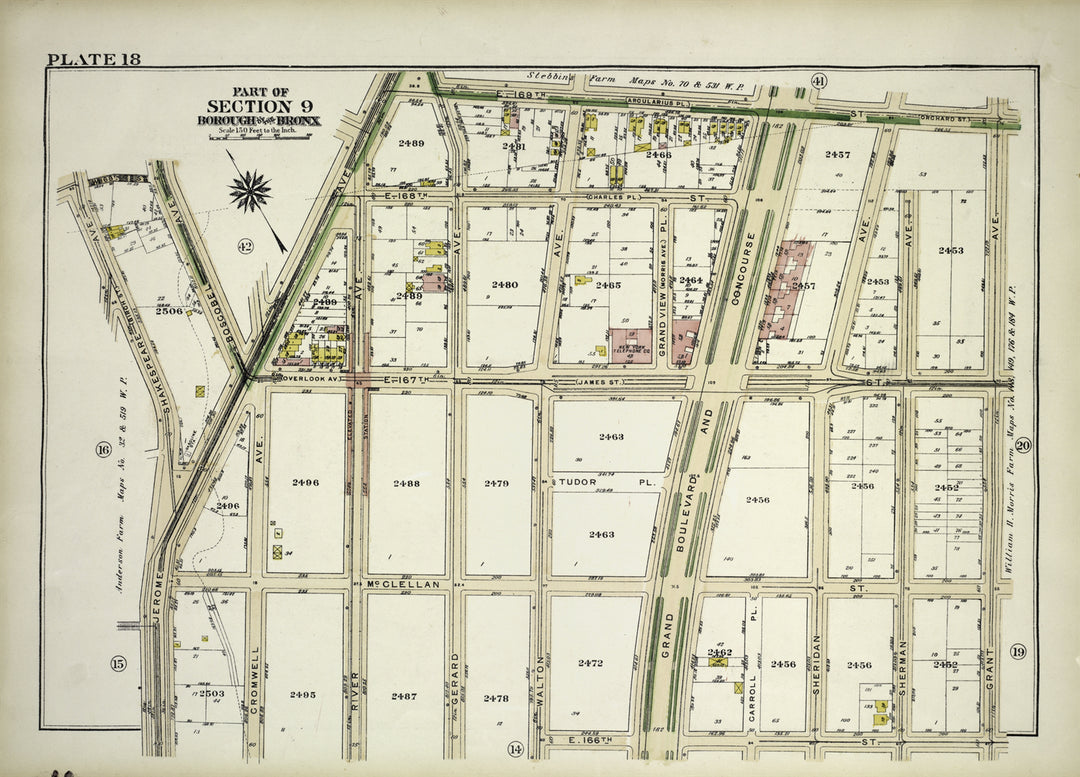 The Bronx, New York 1921 Plate 018