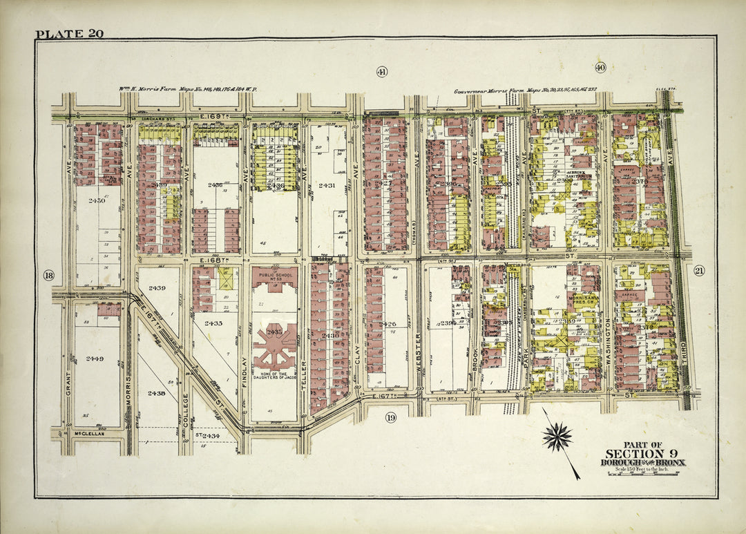 The Bronx, New York 1921 Plate 020