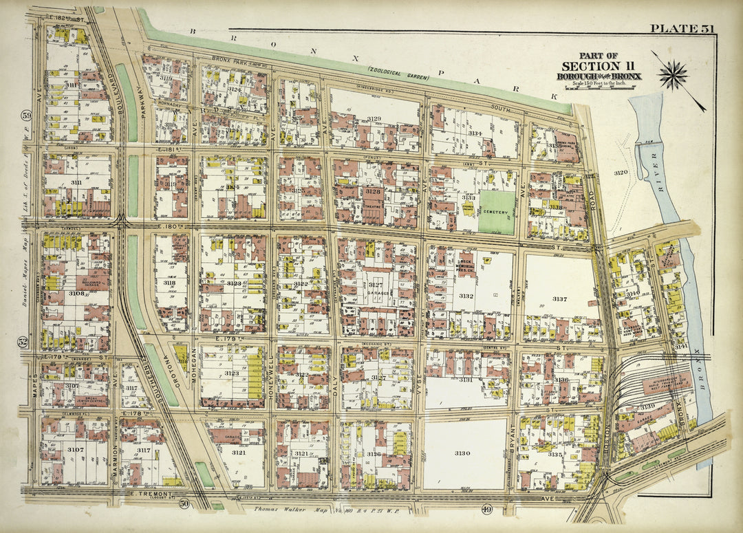 The Bronx, New York 1921 Plate 051