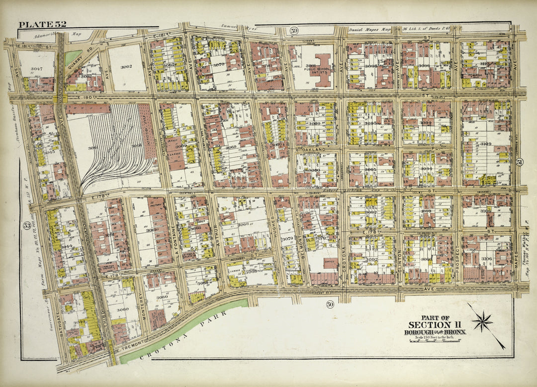 The Bronx, New York 1921 Plate 052