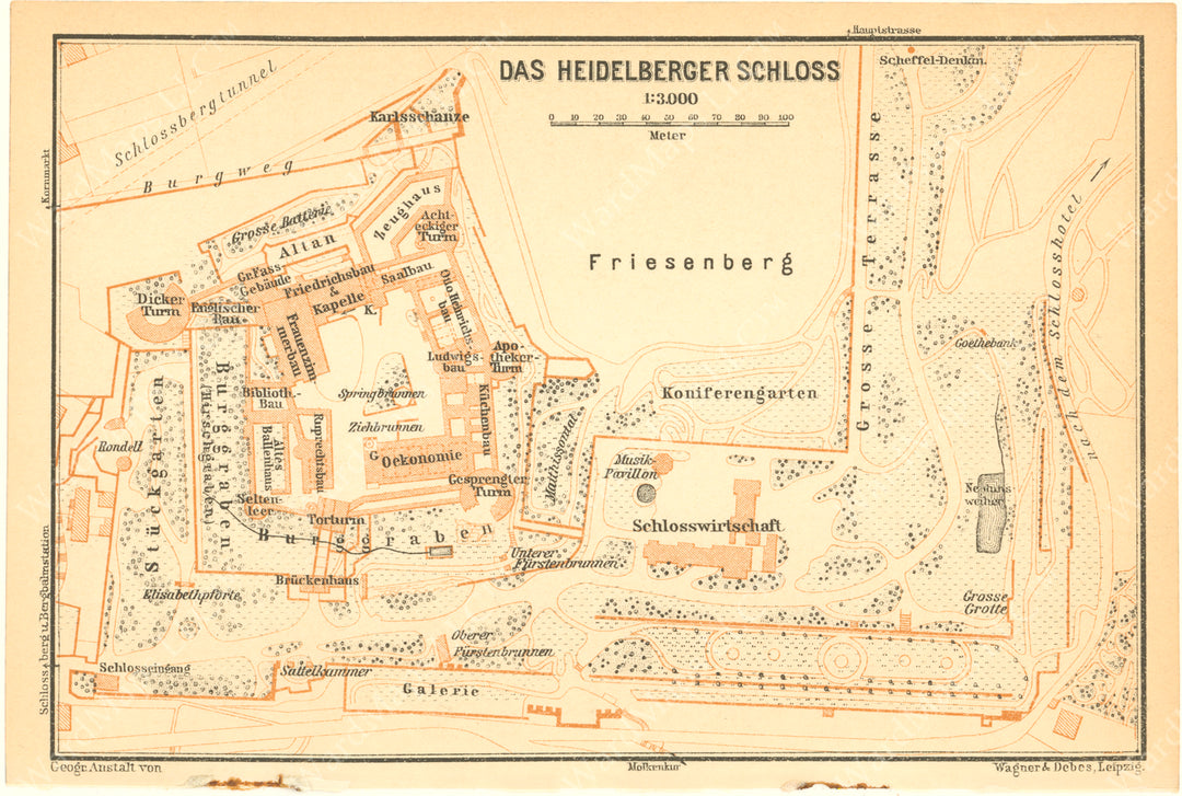 Heidelberg Schloss, Germany 1929