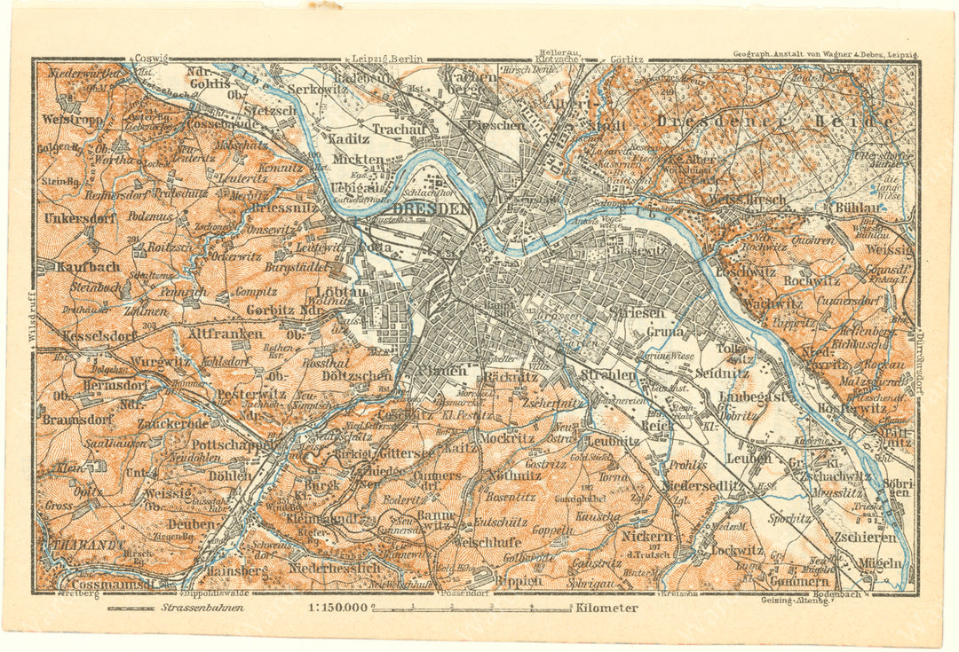 Dresden Region, Germany 1925