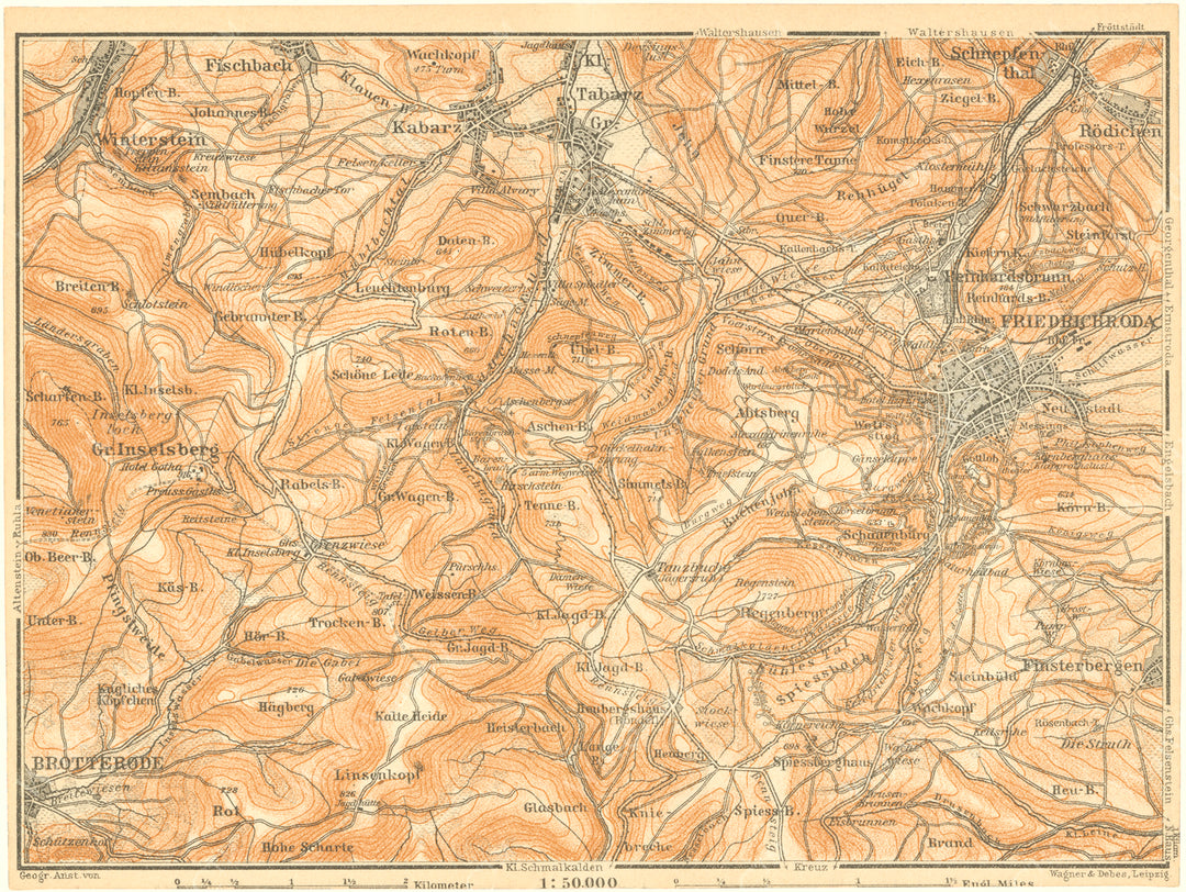 Friedrichroda Region, Germany 1925