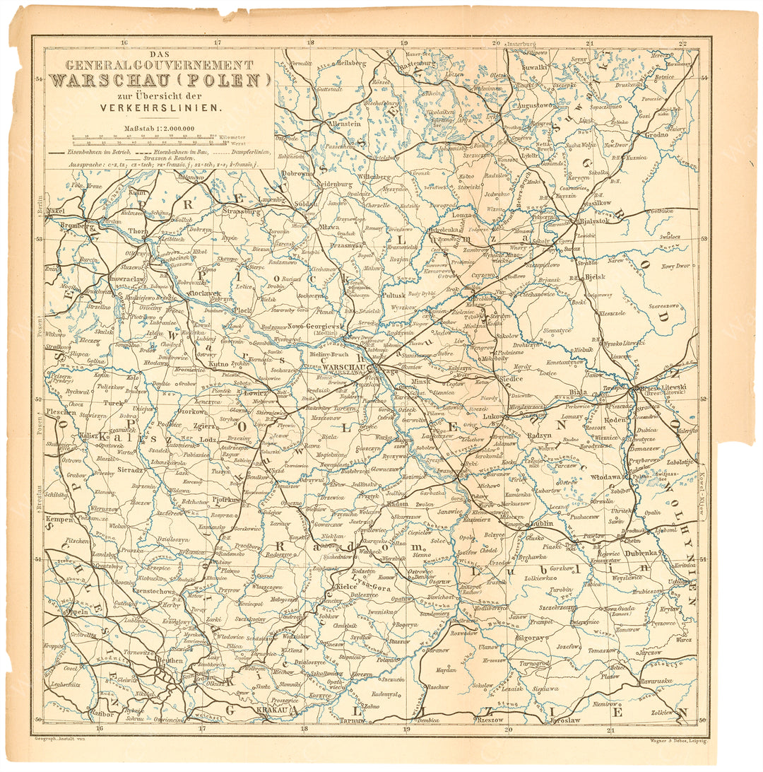 Warsaw Region, Poland 1902