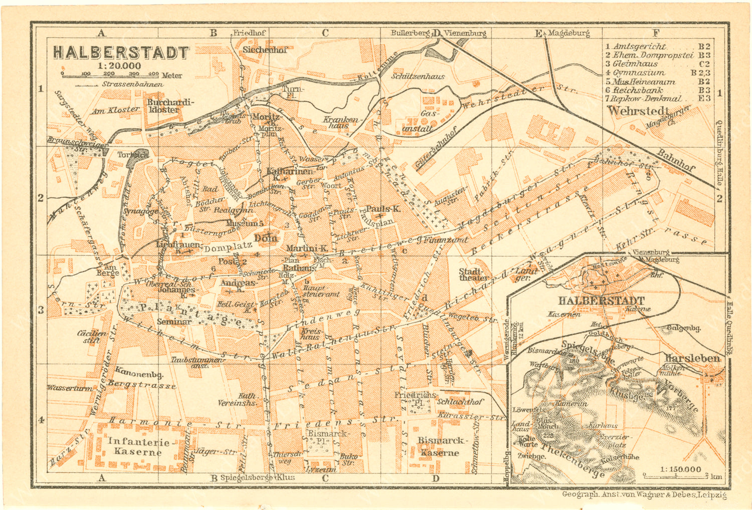 Halbert Country Halberstadt, Germany 1925 – WardMaps LLC