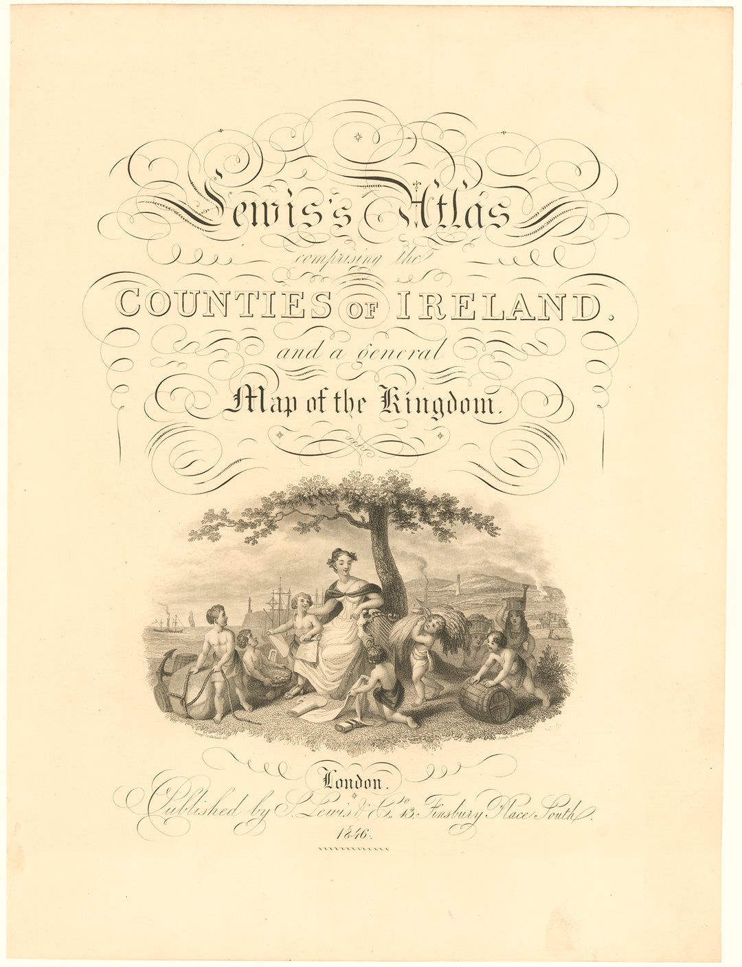 Counties of Ireland 1846 Title Page