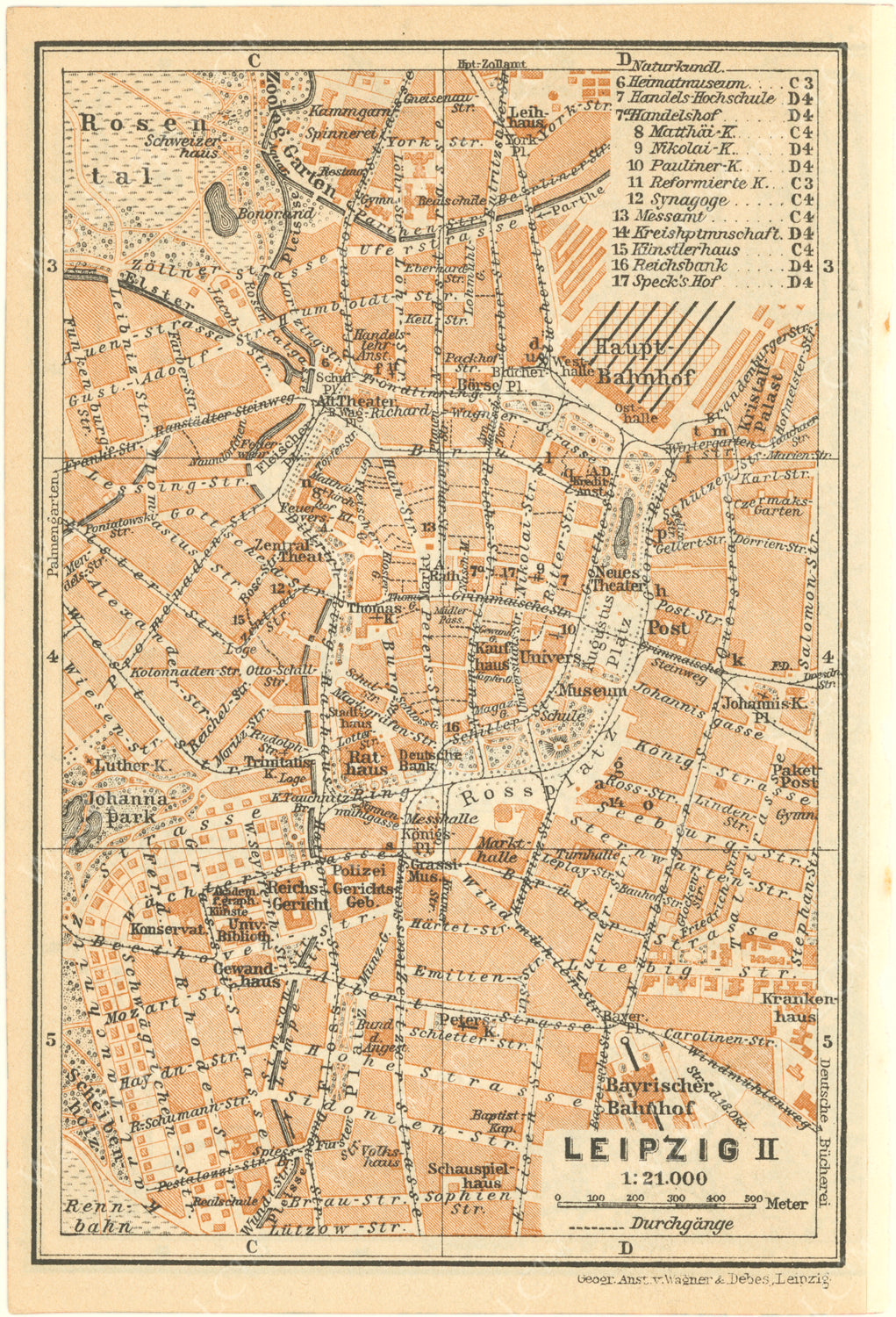 Leipzig, Germany 1925: City Center