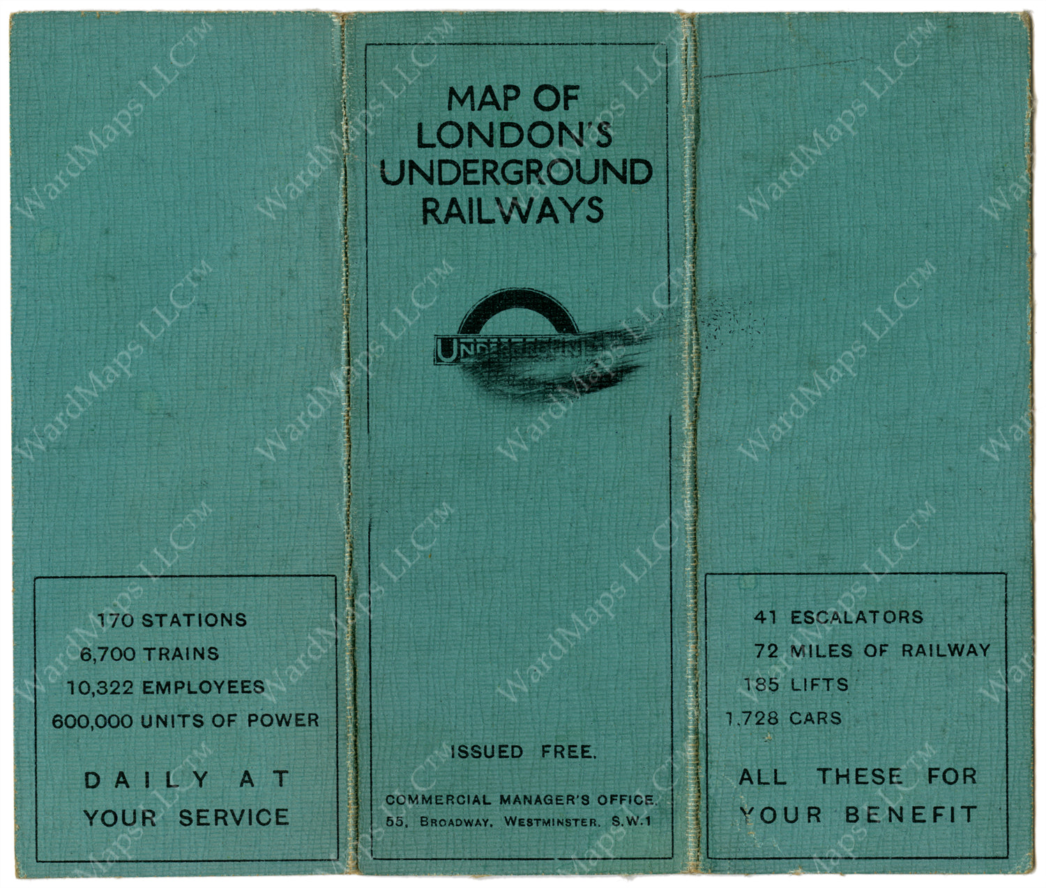 London (England) Underground 1926 January