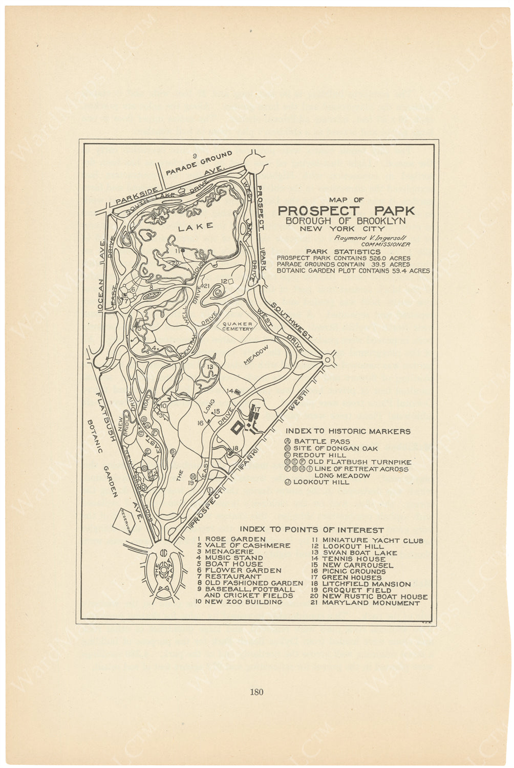 Prospect Park, Brooklyn, New York Circa 1910