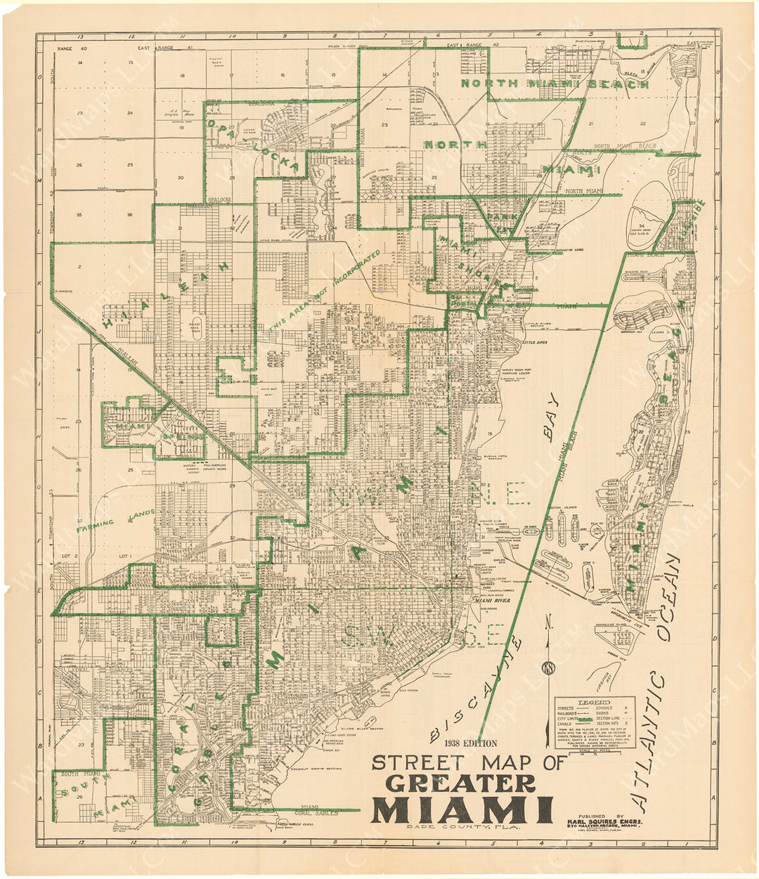 Miami, Florida 1938