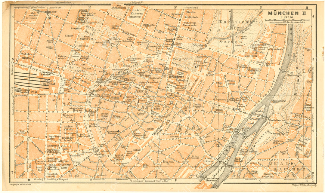 Munich, Germany 1929: City Center