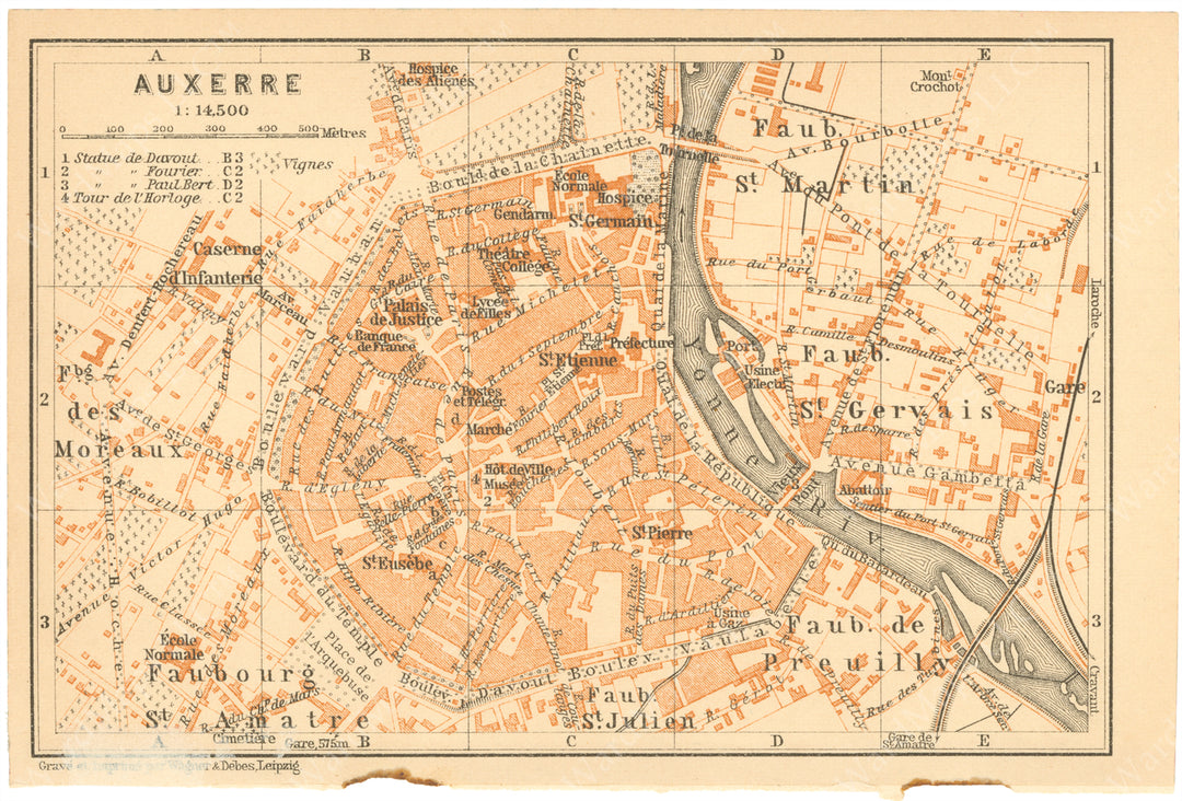 Auxerre, France 1909