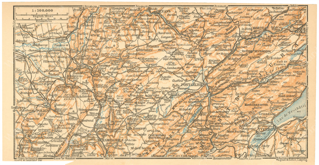 Jura Mountains, France 1909