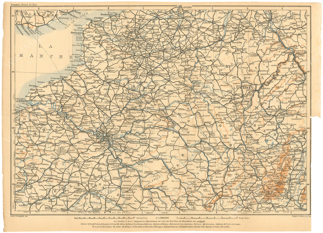 Northeastern France 1909