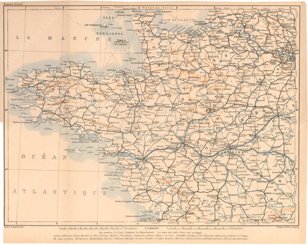 Northwestern France 1909