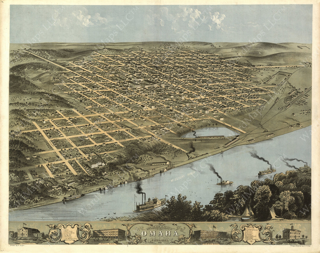 Omaha, Nebraska 1868