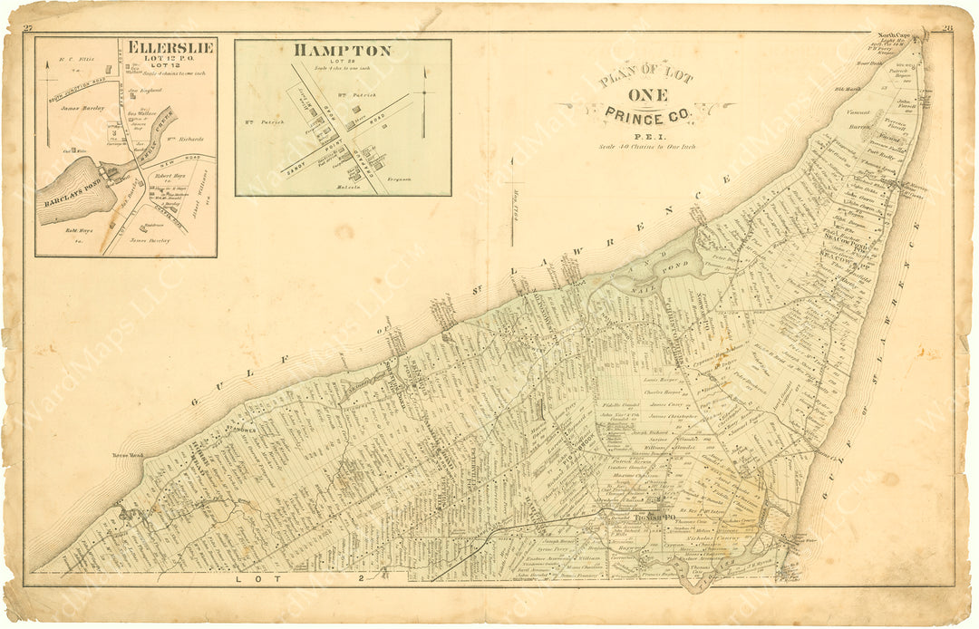 Prince Edward Island 1880: Prince County Lot 01