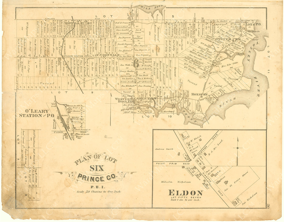 Prince Edward Island 1880: Prince County Lot 06