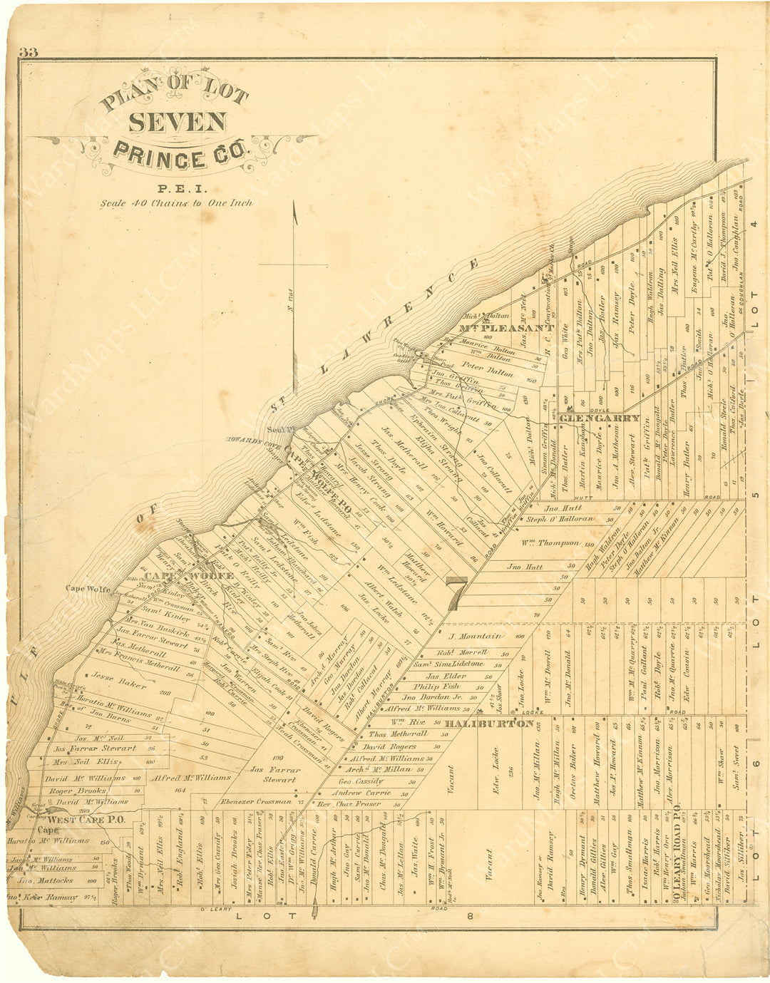 Prince Edward Island 1880: Prince County Lot 07