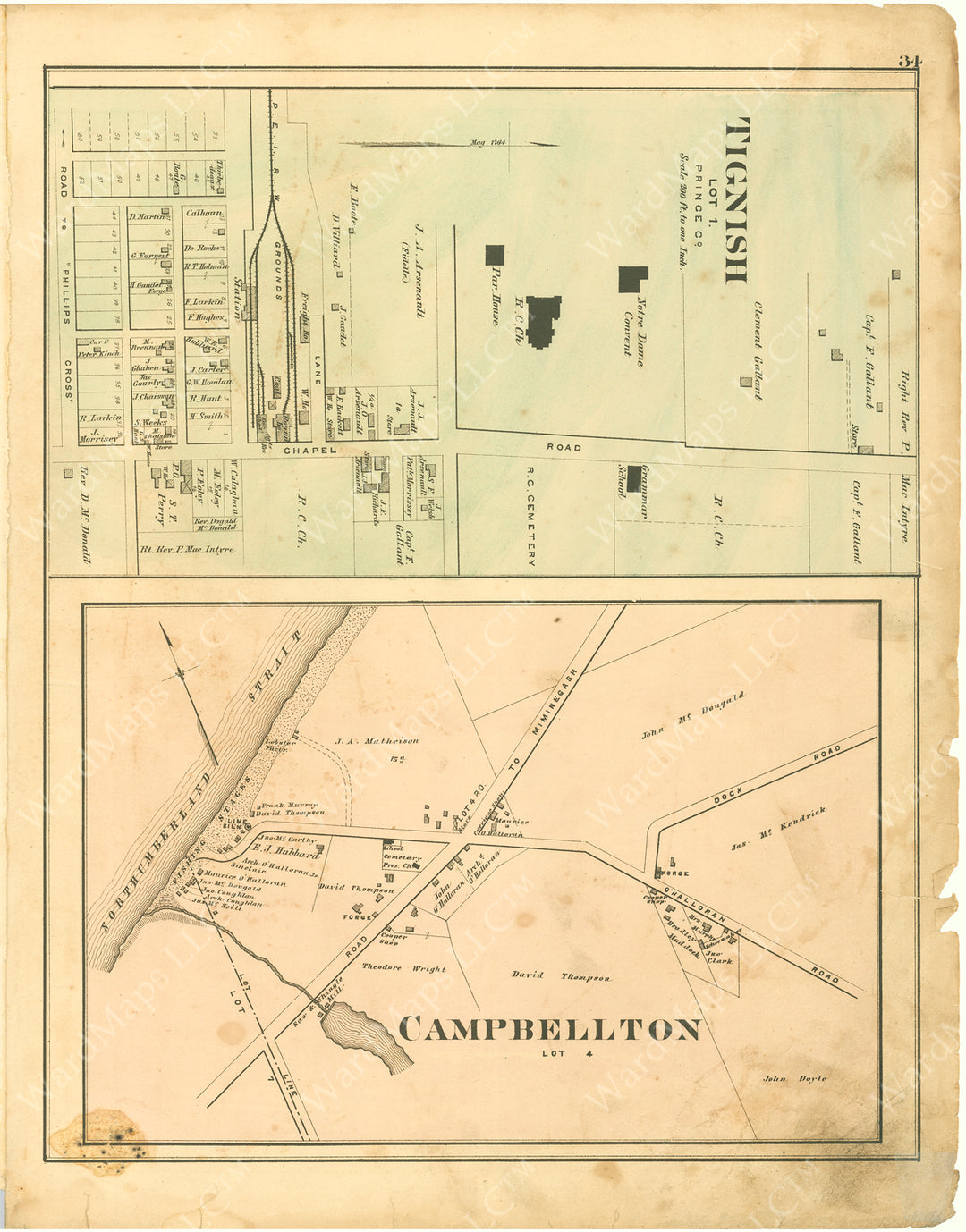 Prince Edward Island 1880: Campbellton and Tignish