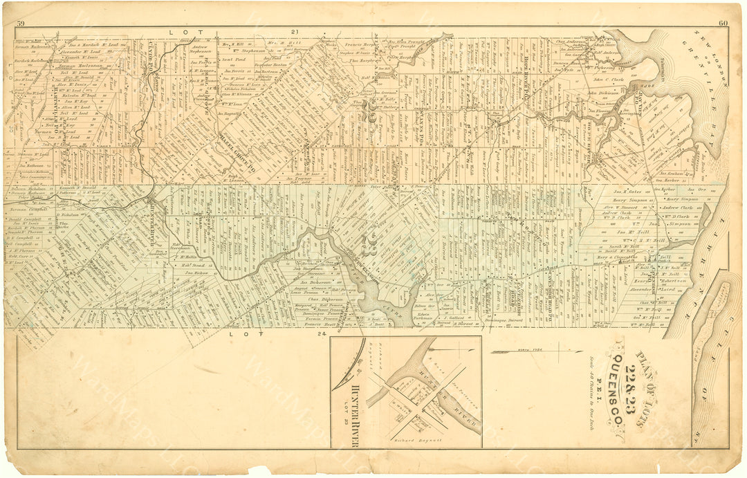 Prince Edward Island 1880: Queens County Lots 22 and 23