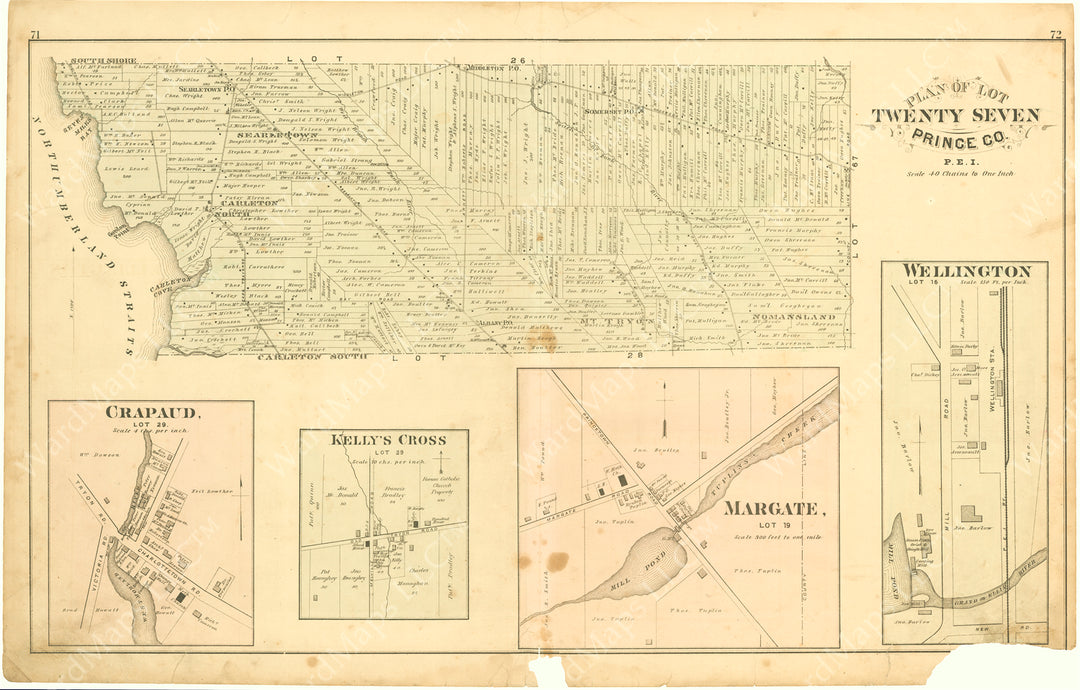 Prince Edward Island 1880: Prince County Lot 27