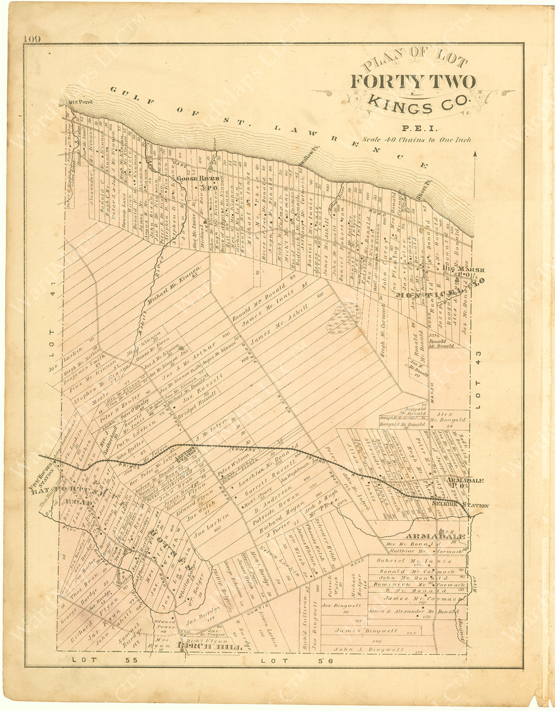 Prince Edward Island 1880: Kings County Lot 42