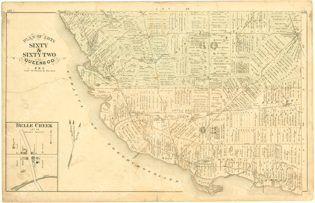 Prince Edward Island 1880: Queens County Lots 60 and 62