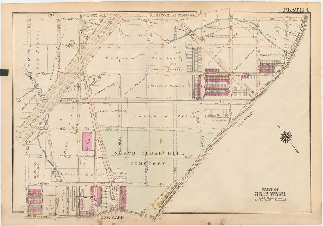 Philadelphia, Pennsylvania, 1927, 35th Ward: Plate 004