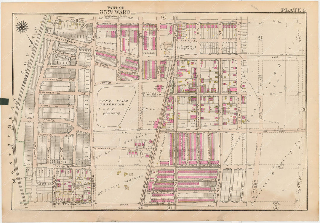 Philadelphia, Pennsylvania, 1927, 35th Ward: Plate 006