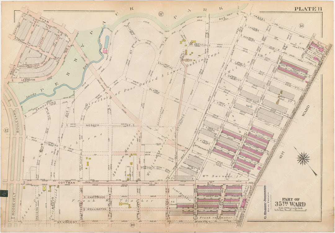 Philadelphia, Pennsylvania, 1927, 35th Ward: Plate 011
