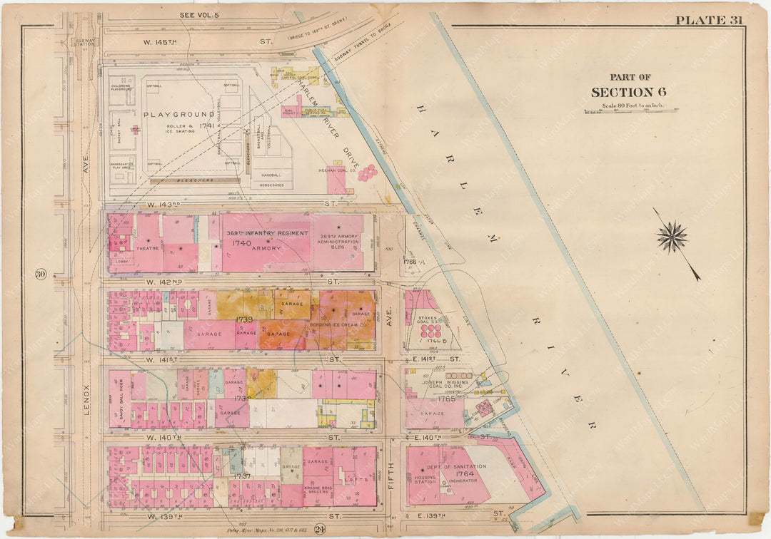 Manhattan, New York 1914, Vol. 4, Plate 031