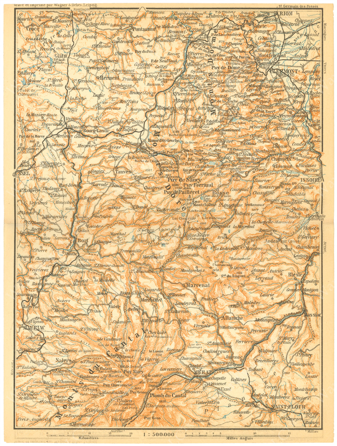 Monts Dore Region, France 1907