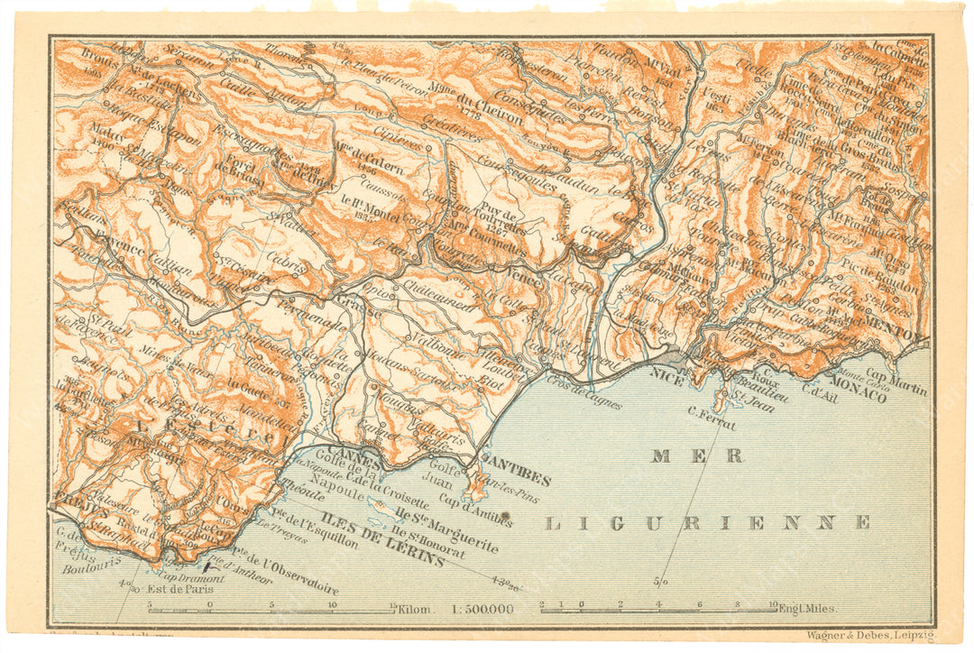 French Riviera, France 1907