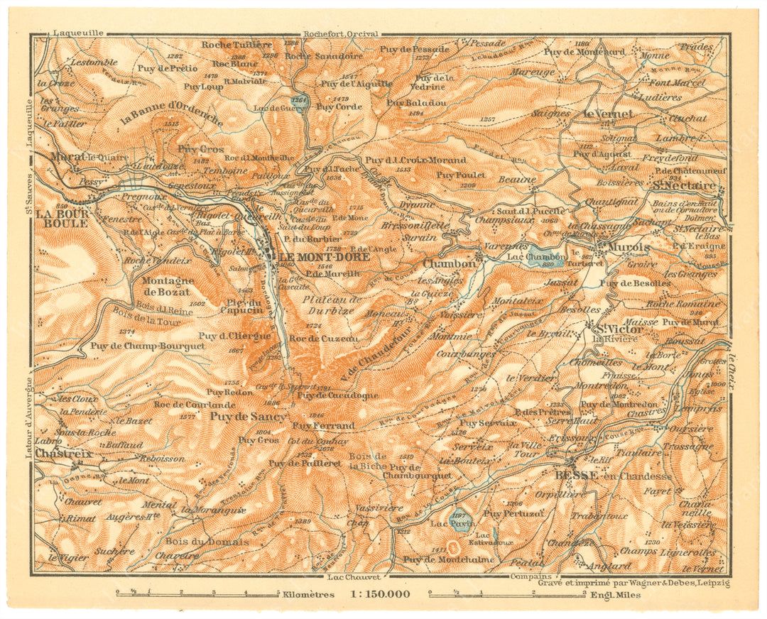 Mont-Dore Region, France 1907