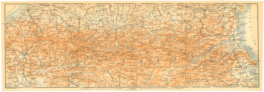 The Pyrenees, France and Spain 1907