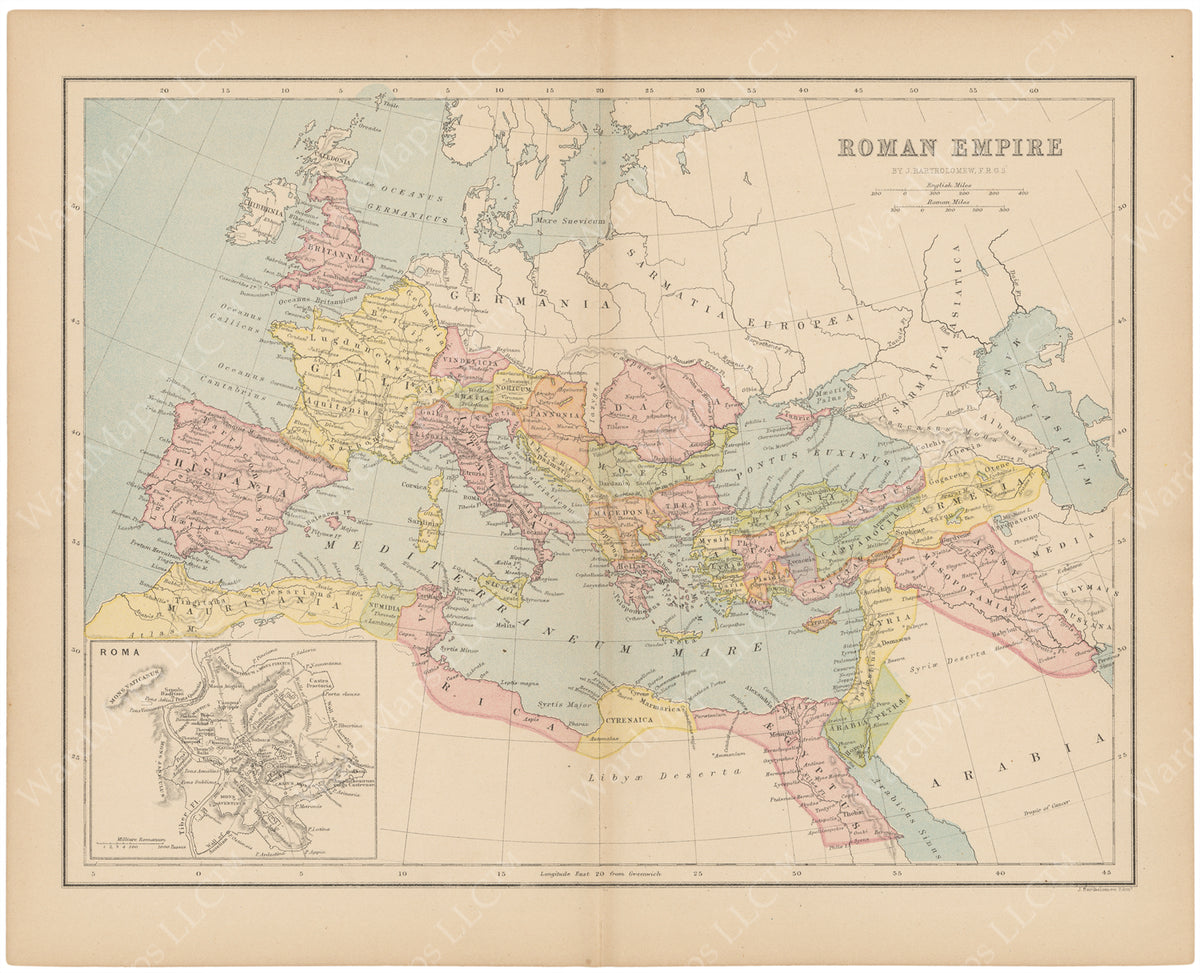 Maps of the Roman Empire – WardMaps LLC