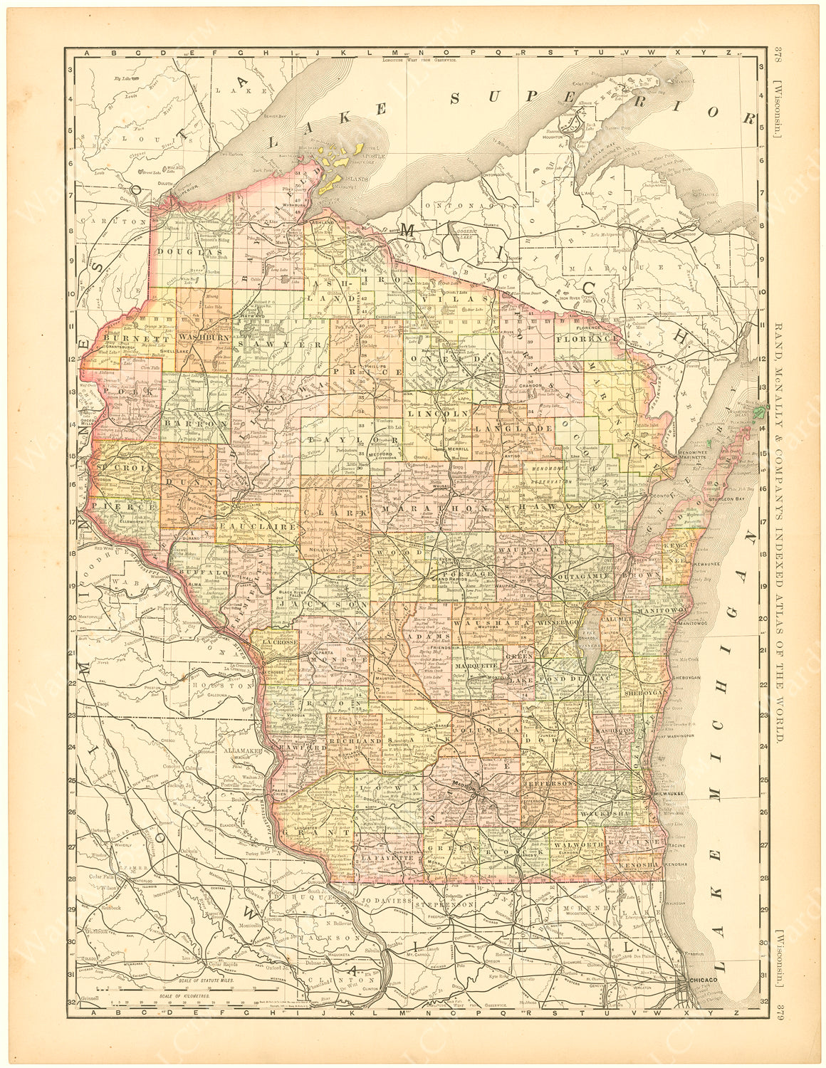 Wisconsin 1894 – WardMaps LLC