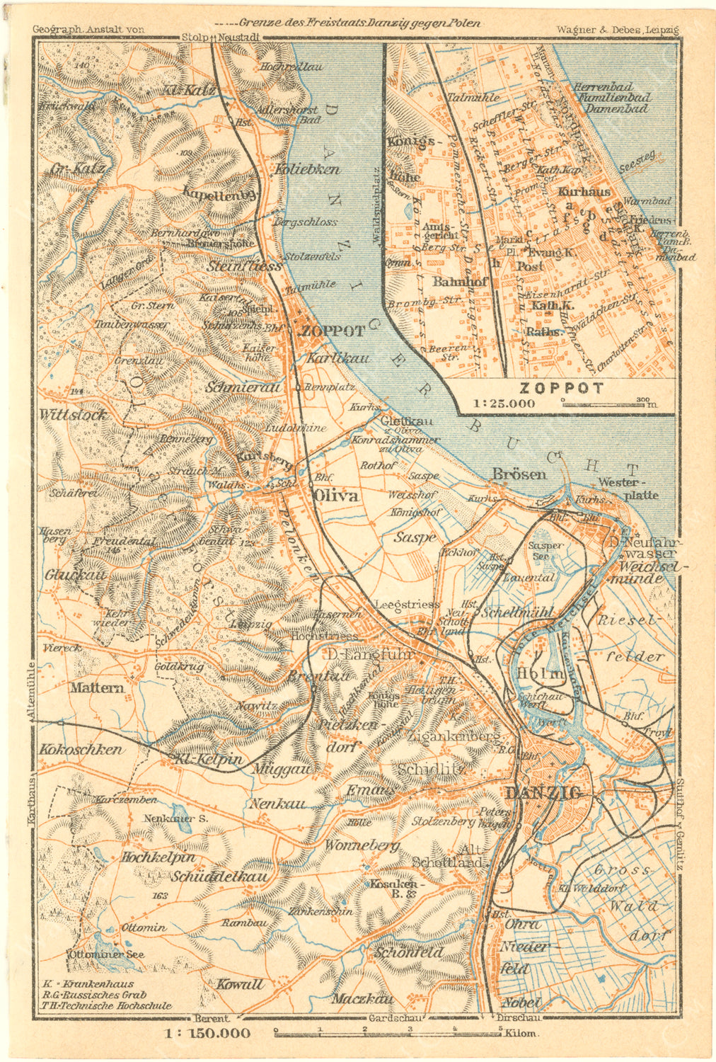 Danzig Region, Germany (Gdansk Region, Poland) 1925