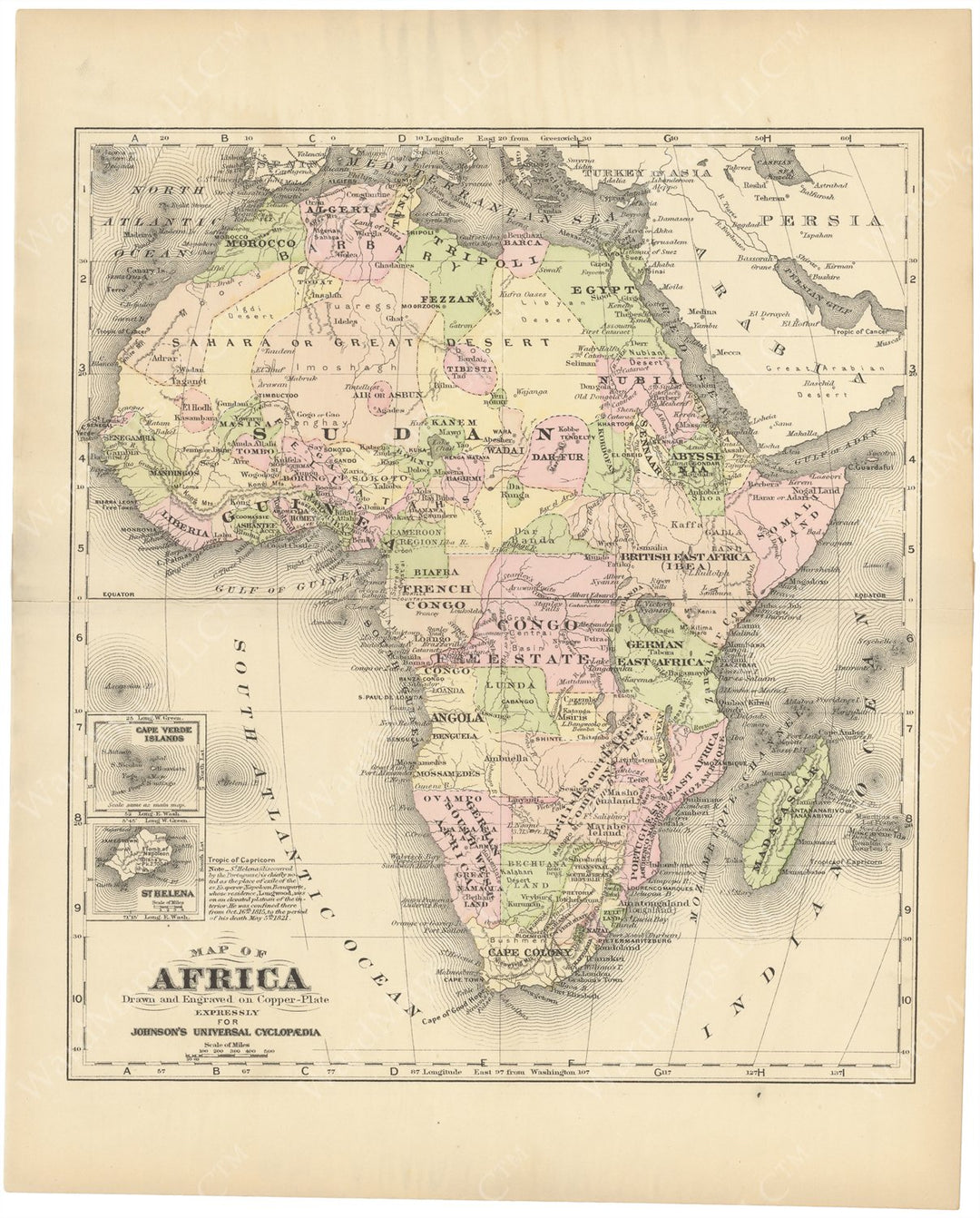 Africa 1899 – WardMaps LLC