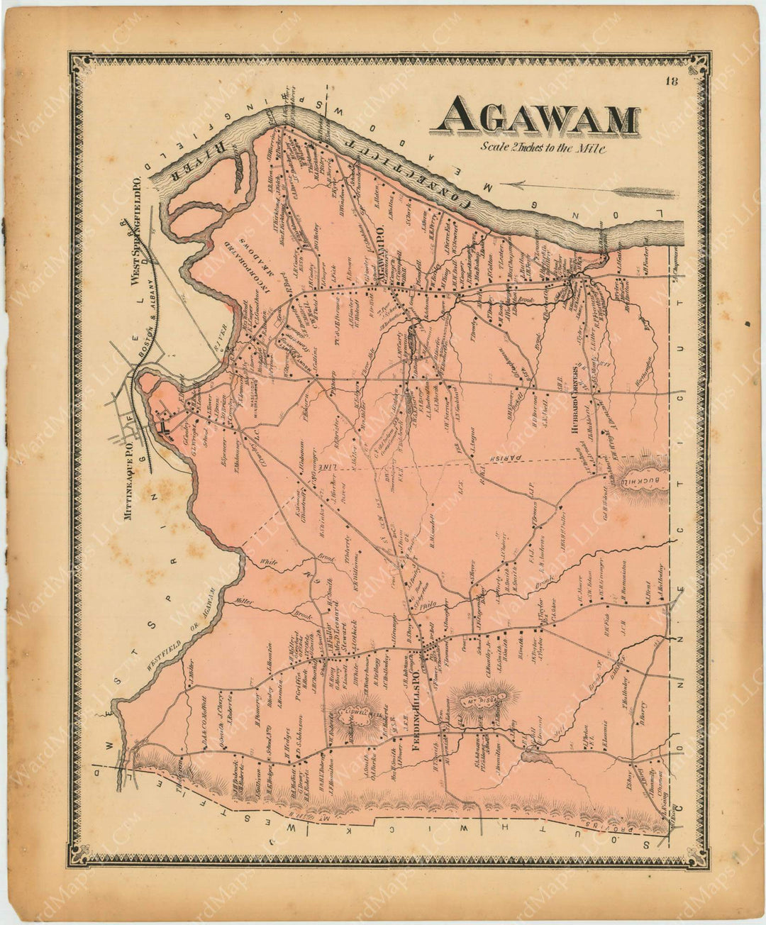 Agawam, Massachusetts 1870