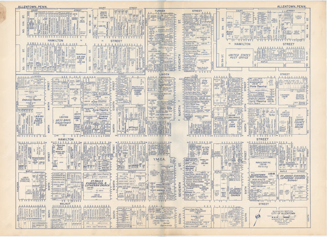 Allentown, Pennsylvania 1950