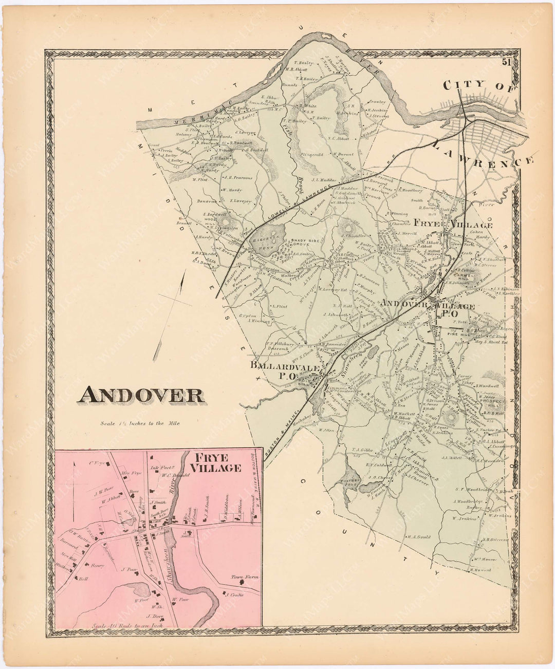 Andover, Massachusetts 1872