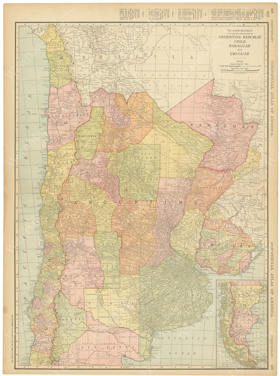 Argentina, Chile, Paraguay, and Uruguay 1916